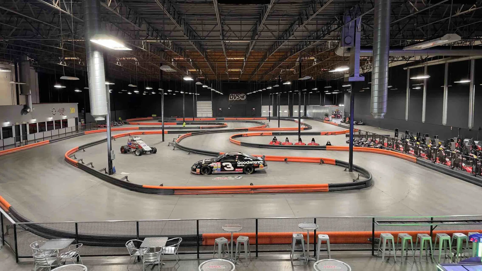 MB2 Raceway indoor go-kart track in Sylmar, Los Angeles