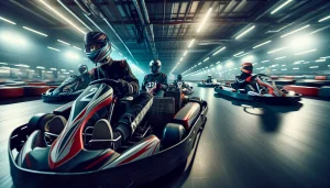 Thrilling go-kart competition event at MB2 Raceway Sylmar