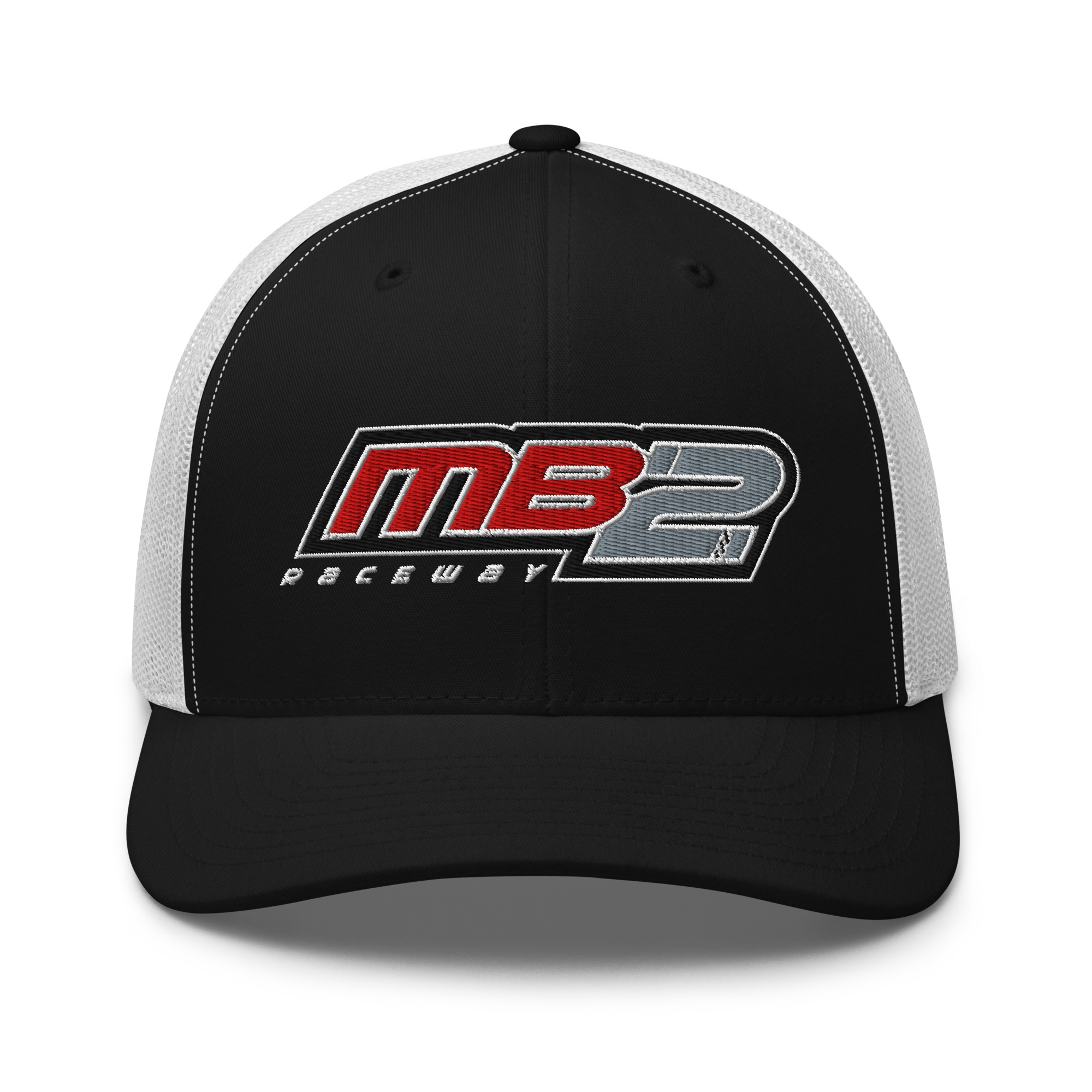 MB2 Raceway six-panel trucker cap